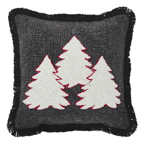 Triple Tree Woven Accent Pillow