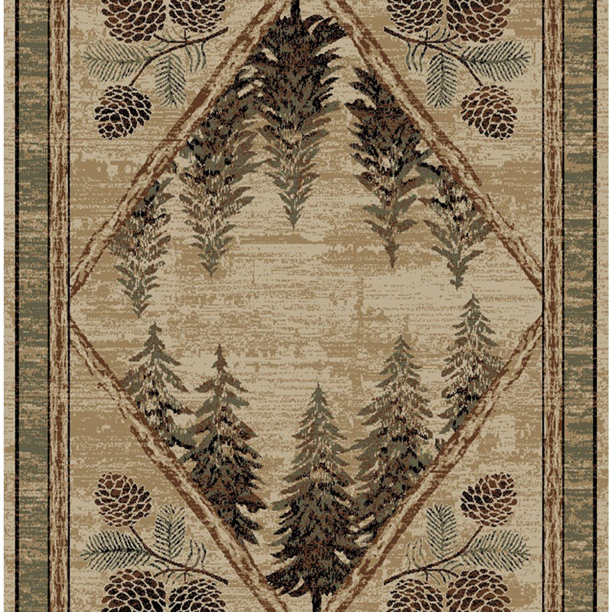 Treetop Pines Area Rug – The Cabin Place