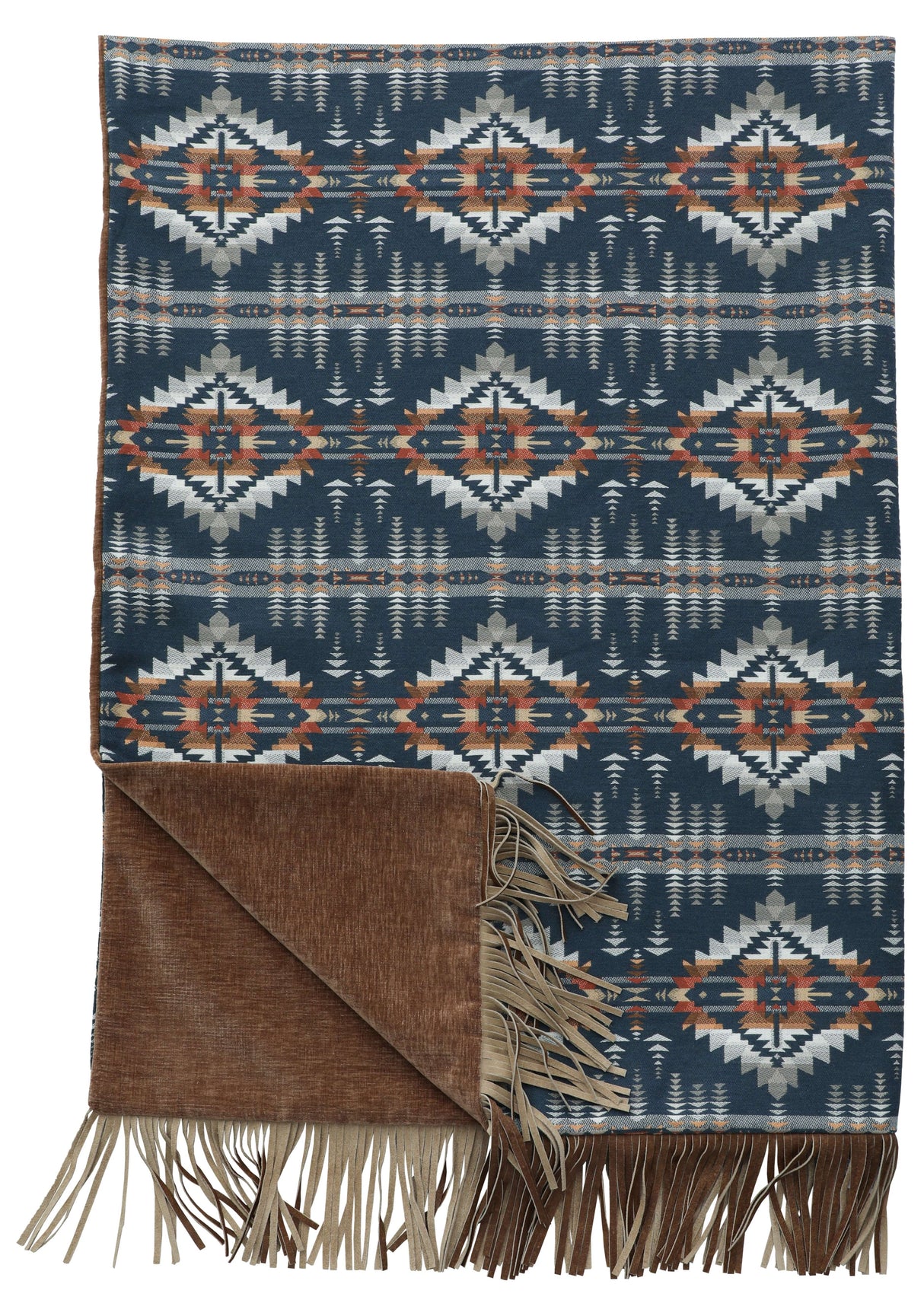 Bronco Blue Throw