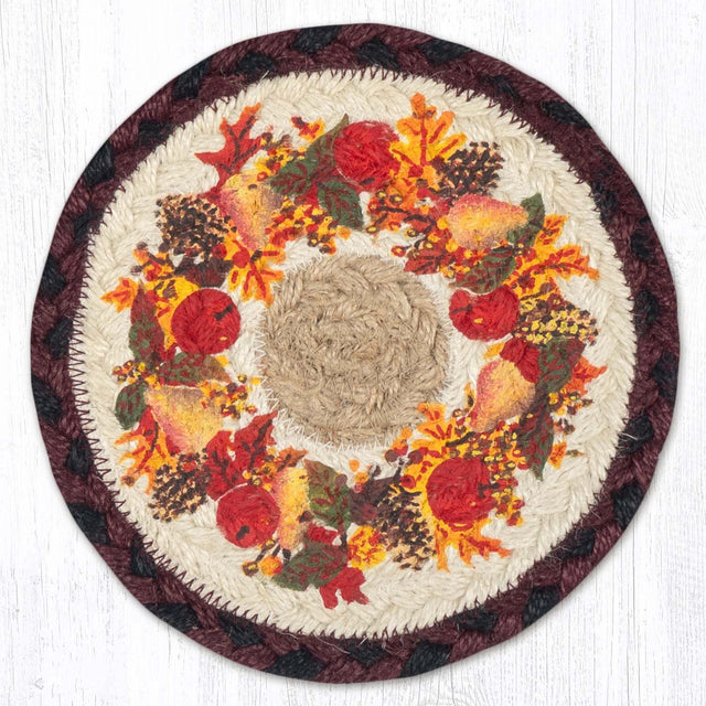 Autumn Leaves Round Coaster