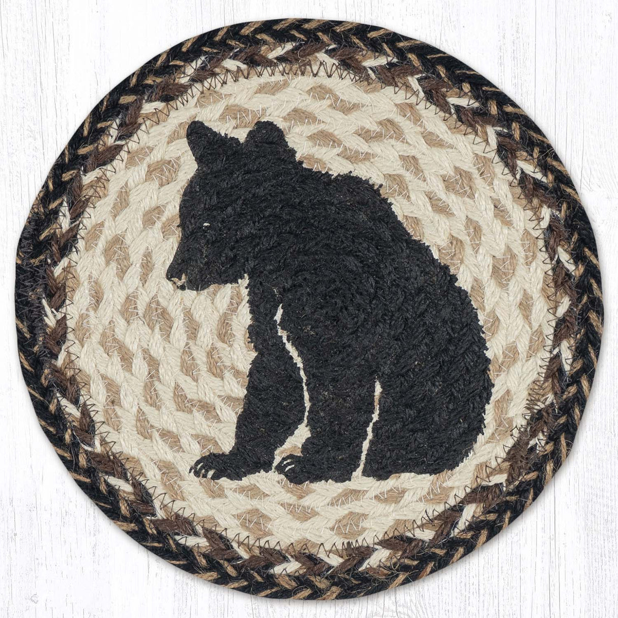 Cub Silhouette Printed Round Trivet