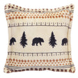 Northern Bear Plush Sherpa Pillow