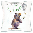 Beehive Bear Throw Pillow
