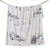 Ski Slopes Sherpa Throw