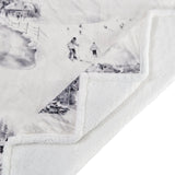 Ski Slopes Sherpa Throw
