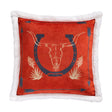 Lubbock Horseshoe Sherpa Pillow