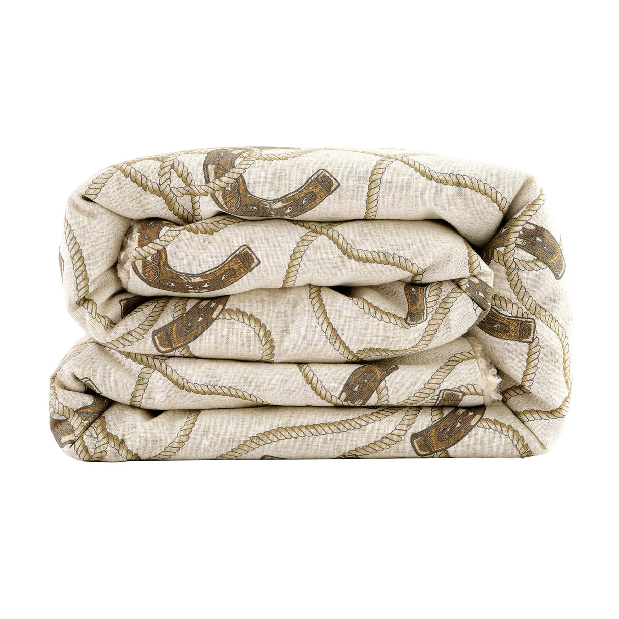 Pierre Horseshoe Teddy-Backed Throw