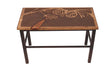 24" Pine Forest Iron Bench