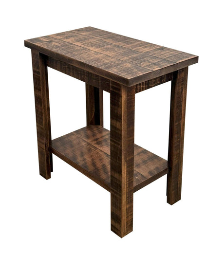 Rough Stain Side Table