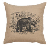 Cabin Classics Pillows - Bear Scene