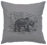 Cabin Classics Pillows - Bear Scene
