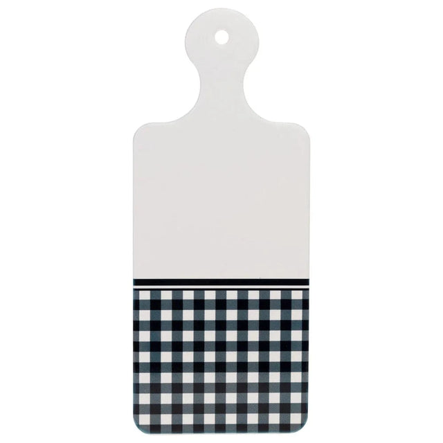 Classic Checkered Handled Trivet Tray