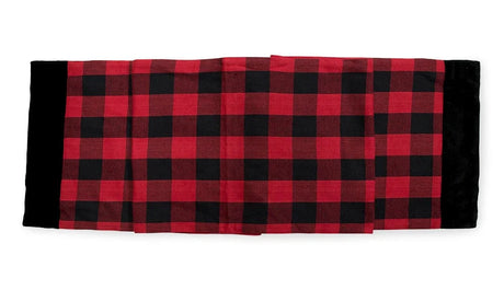 Classic Checkered Red Table Runner