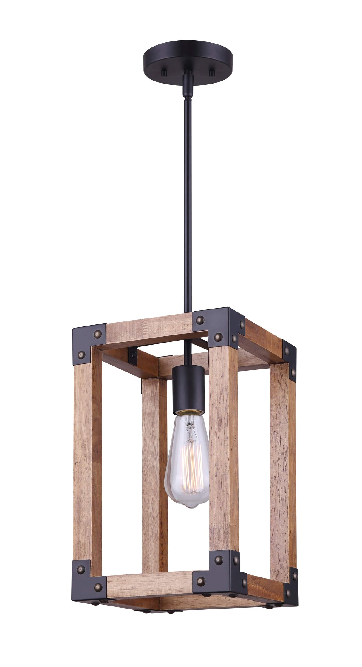 Modern Woods 1 Light Pendant