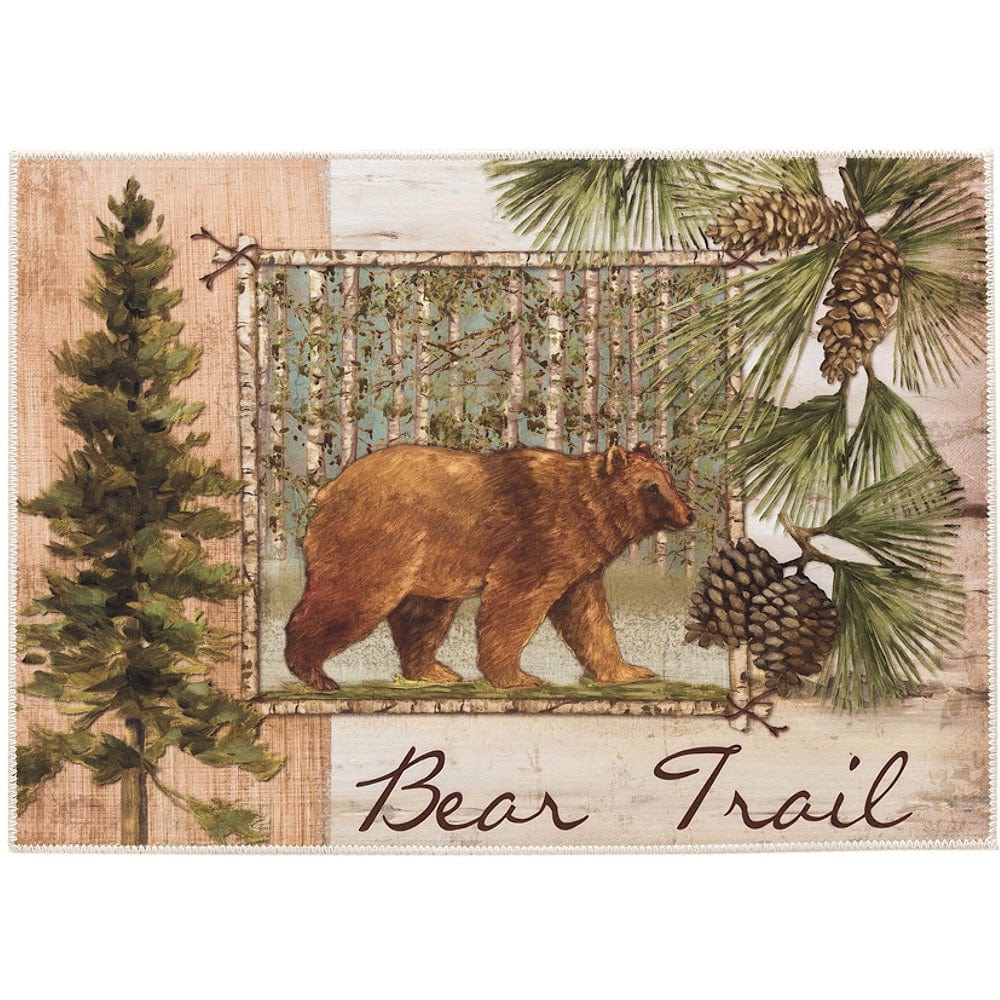 Brown Bear Trail Indoor/Outdoor Rug