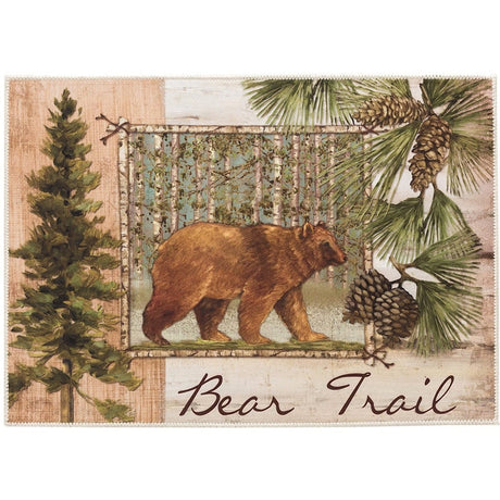 Brown Bear Trail Indoor/Outdoor Rug