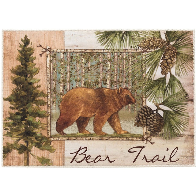 Brown Bear Trail Indoor/Outdoor Rug