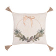 Perfect Pinecone Wreath Pillow
