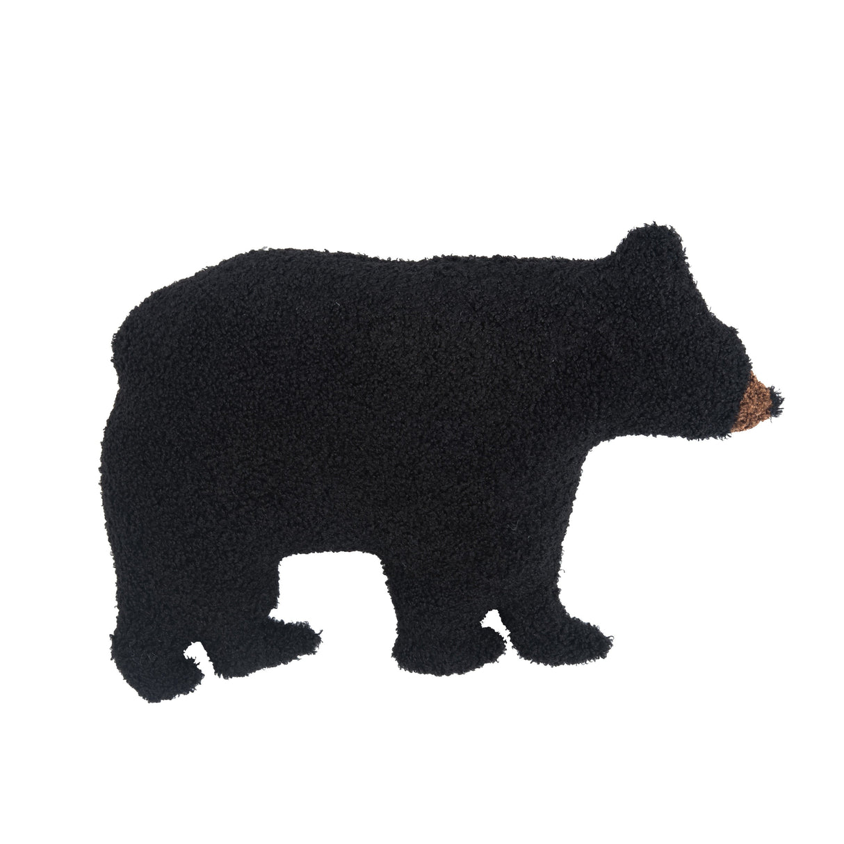 Cozy Black Bear Pillow