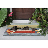 Are We Bear Yet Canoe Accent Rug