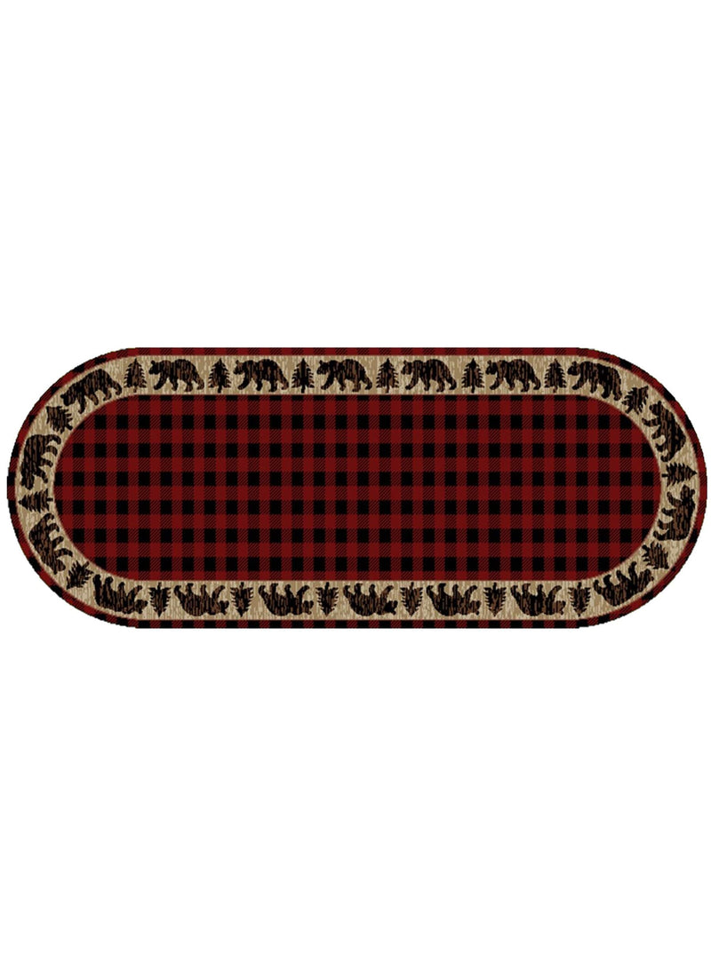 Leading Edge Red Accent Rug