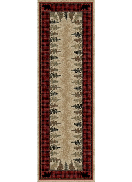 Bear Corner Area Rug