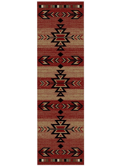 Pecos Red Area Rug
