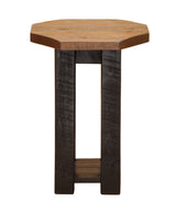 Rustic Home Octagon Bedside Table