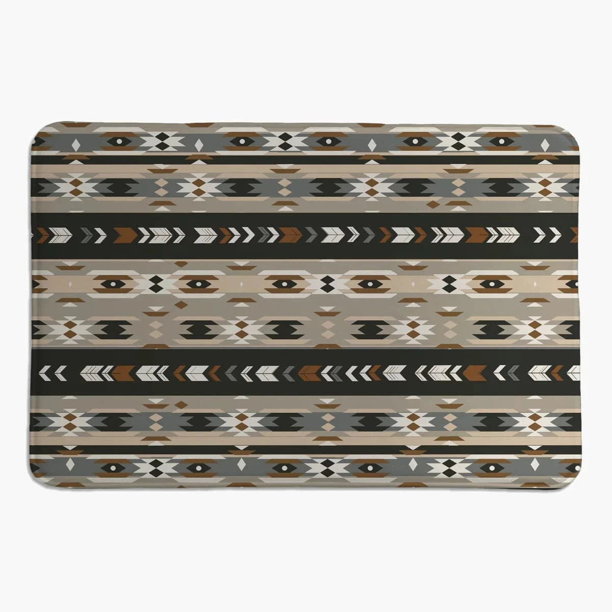 Canyon Echo Gray Memory Foam Rug