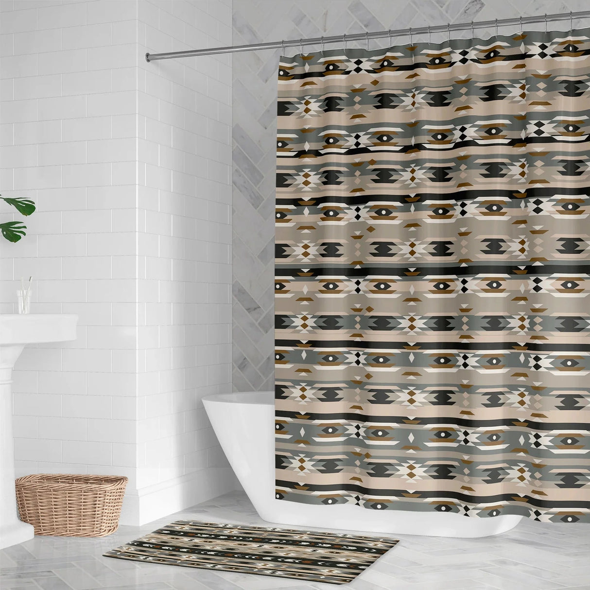 Canyon Echo Gray Memory Foam Rug