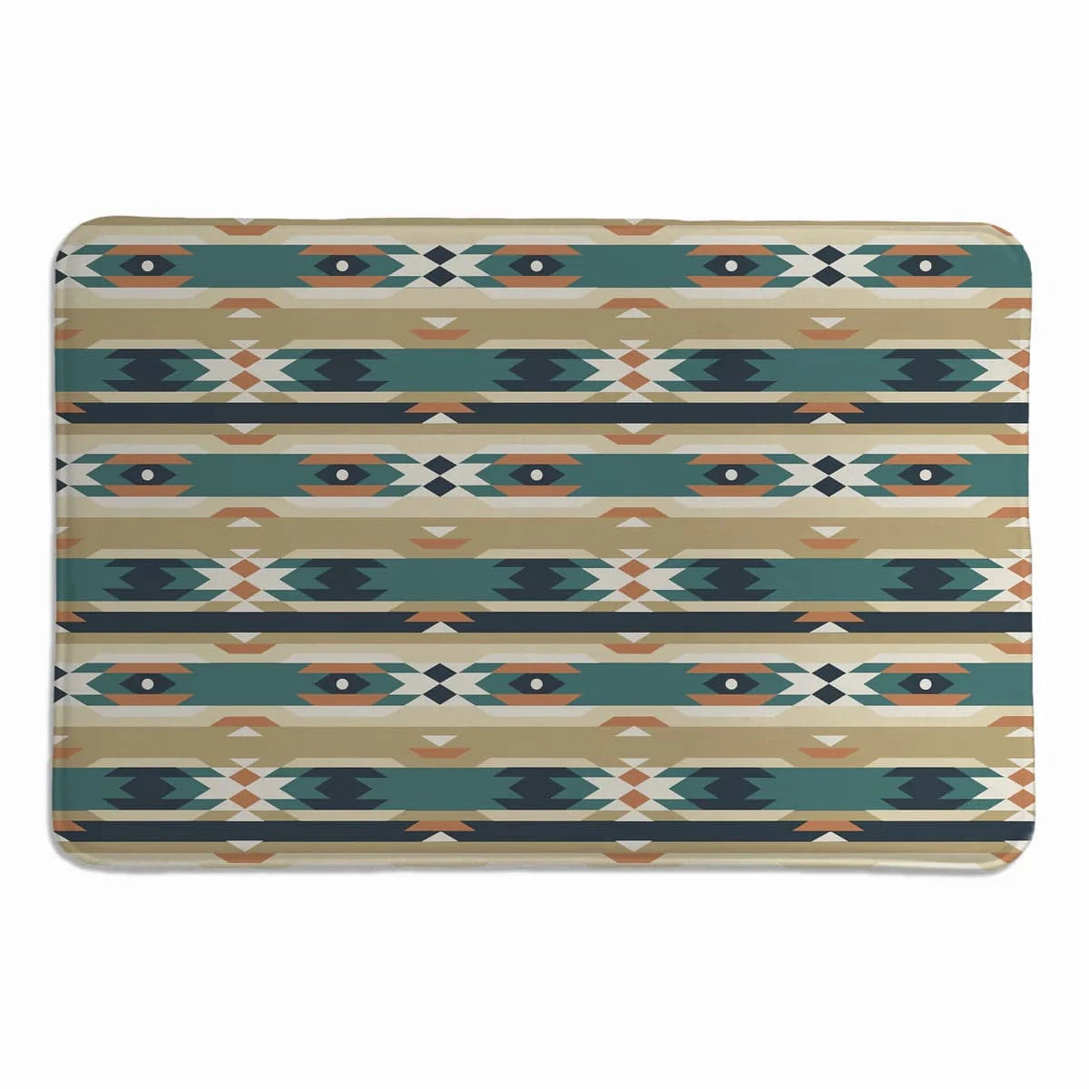 Canyon Echo Green Memory Foam Rug