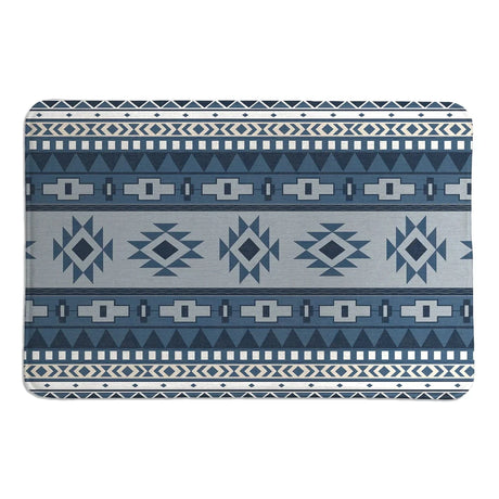 Havasu Blue Memory Foam Rug