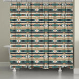 Canyon Echo Green Shower Curtain