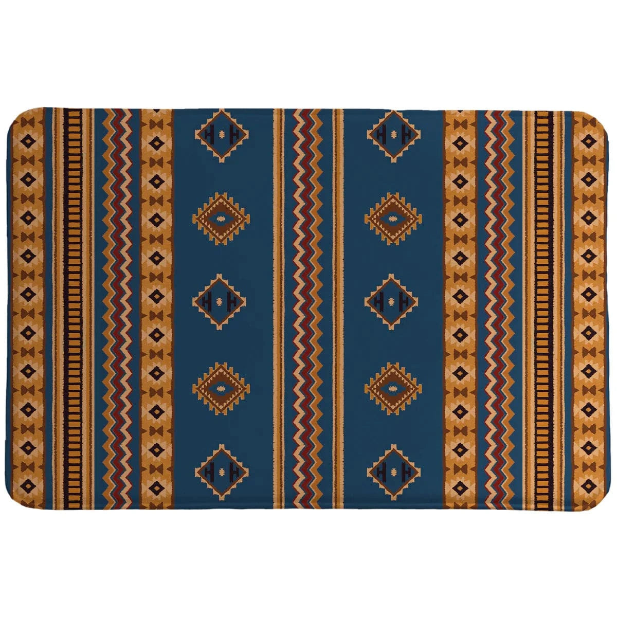 Tombstone Blues Memory Foam Rug