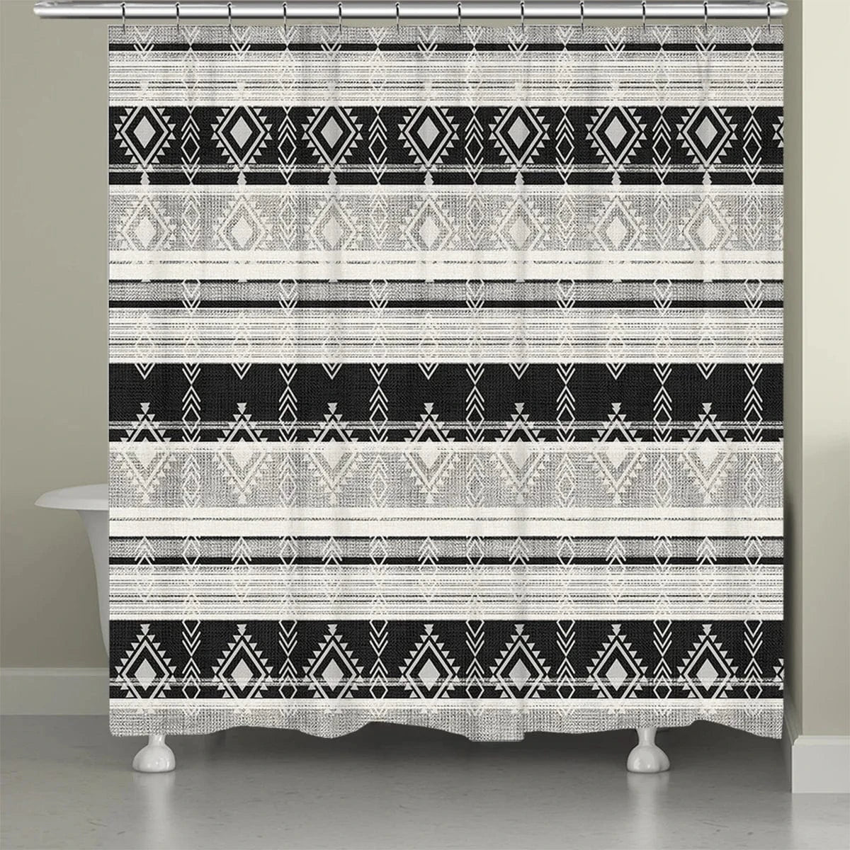 Ocotillo White Shower Curtain
