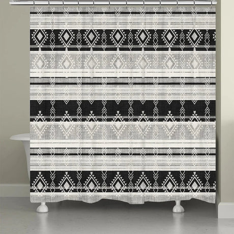 Ocotillo White Shower Curtain