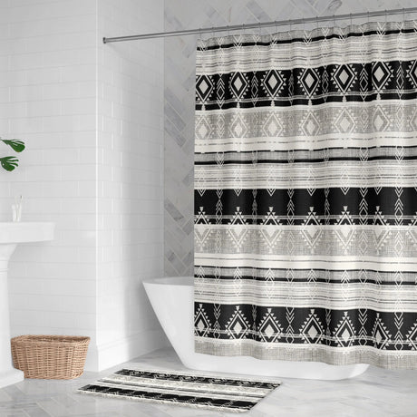 Ocotillo White Shower Curtain