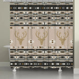 Canyon Echo Gray Deer Shower Curtain