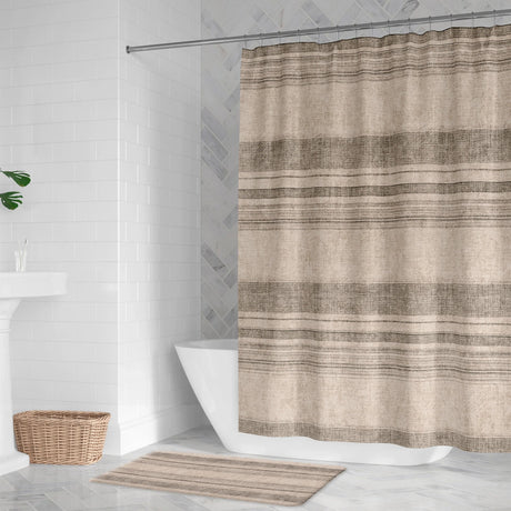 Rustic Comfort Natural Shower Curtain