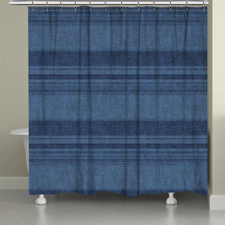 Rustic Comfort Denim Shower Curtain