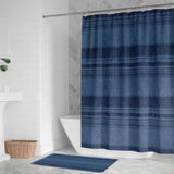 Rustic Comfort Denim Shower Curtain
