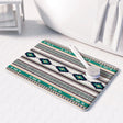 Painted Spirit Turquoise II Memory Foam Rug