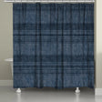Rustic Comfort Charcoal Shower Curtain