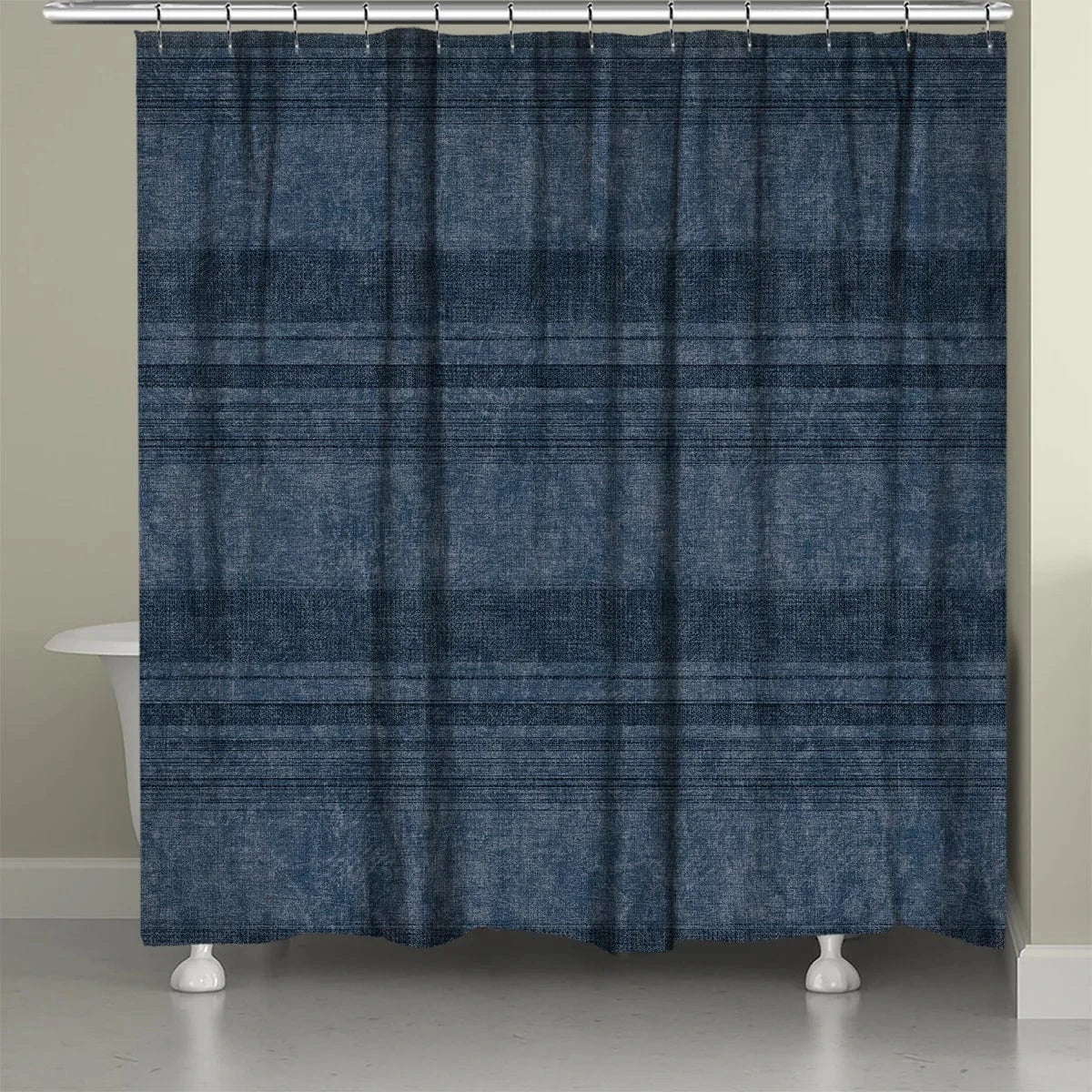 Rustic Comfort Charcoal Shower Curtain