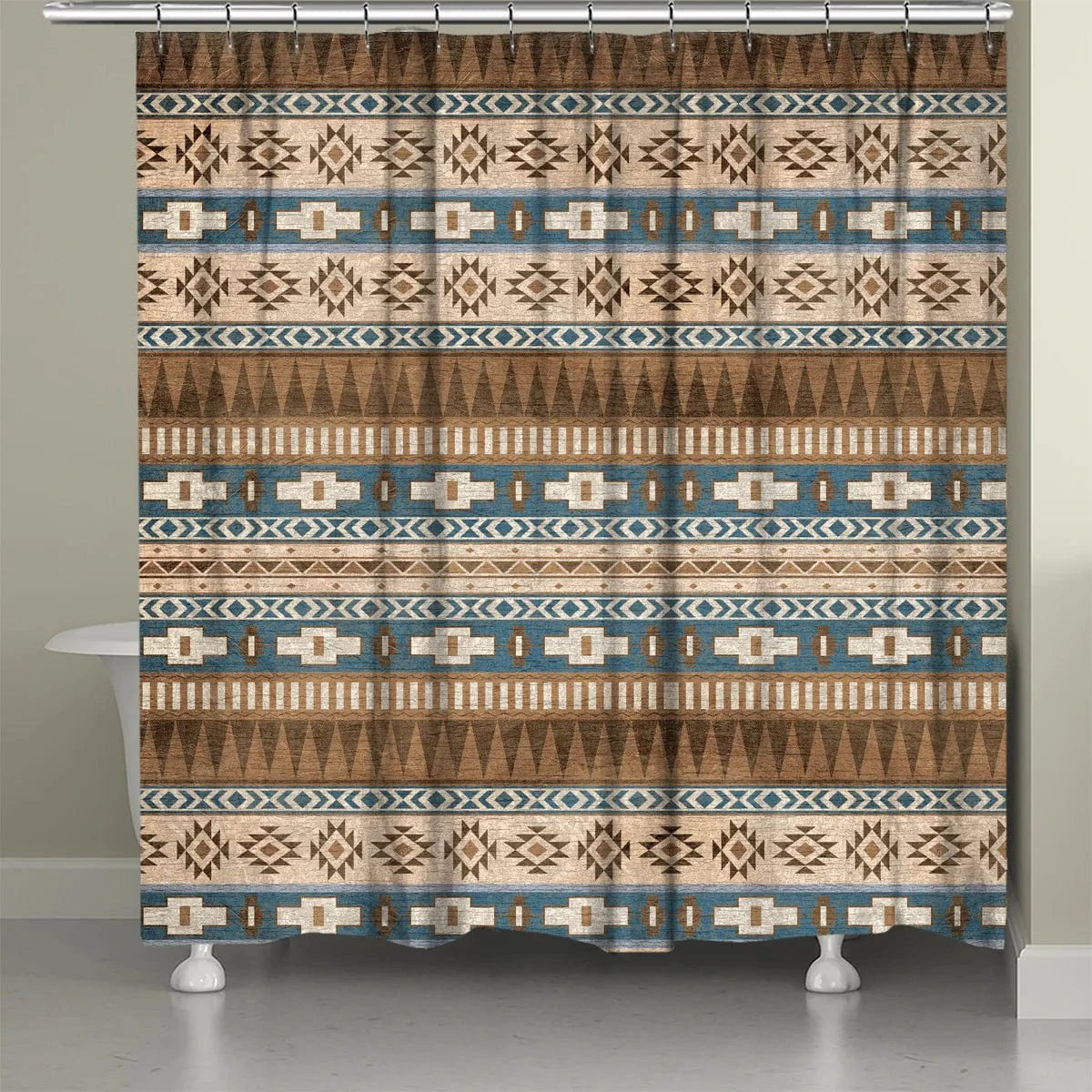 Havasu Brown Shower Curtain