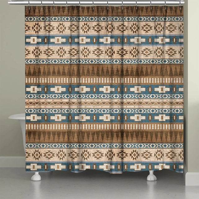Havasu Brown Shower Curtain