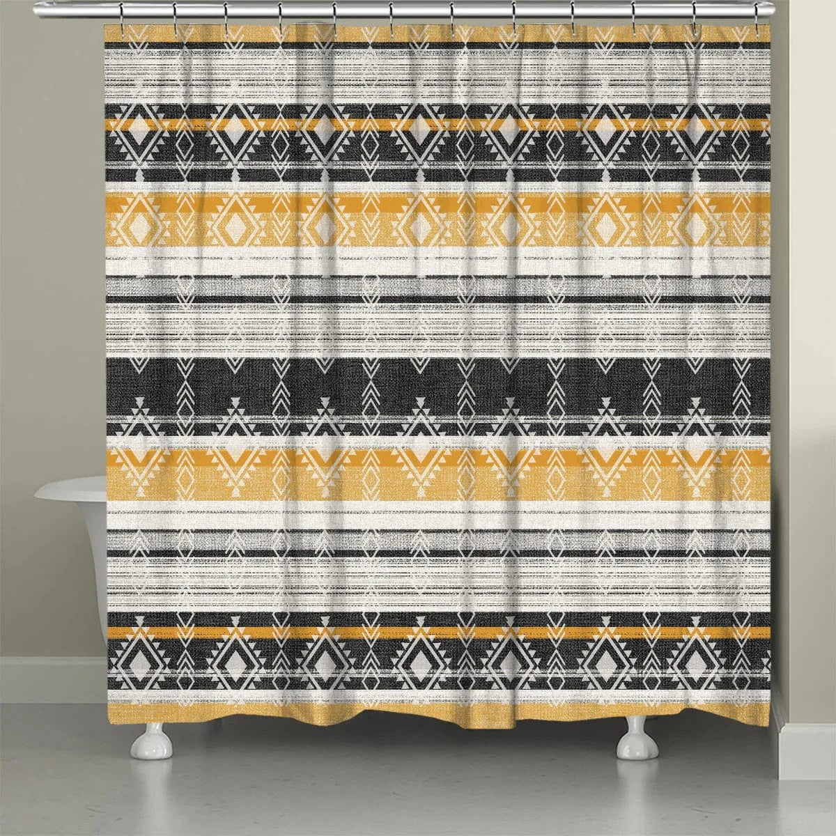 Ocotillo Yellow Shower Curtain