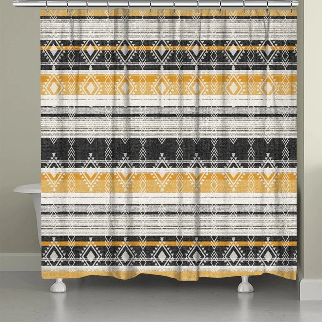 Ocotillo Yellow Shower Curtain