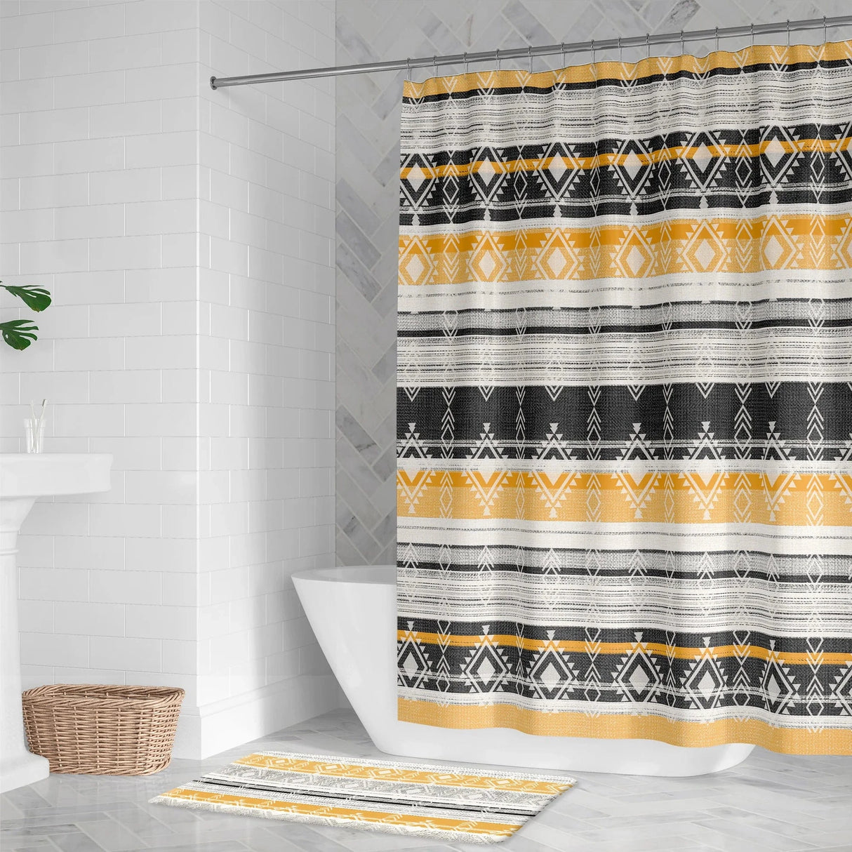 Ocotillo Yellow Memory Foam Rug