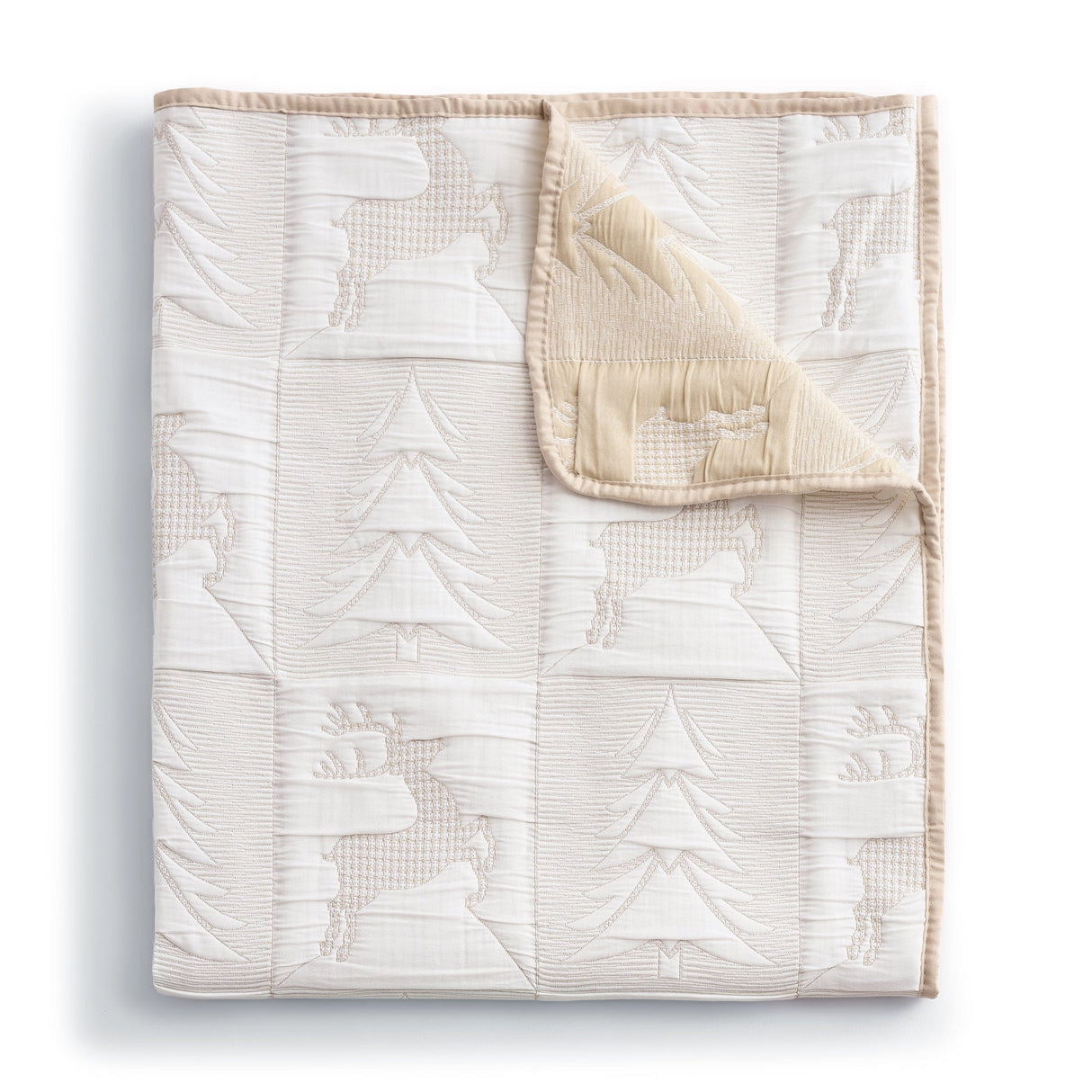 Reindeer Snow Throw